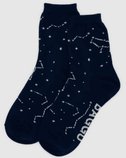 Baggu Crew Sock - Constellation Midnight - One Revolver Surfboards
