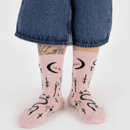 Baggu Crew Sock - Ballet Icons - One Revolver Surfboards