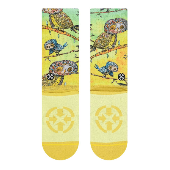 Merge4 Owls Animal Crew Socks with Art by Otis Link - One Revolver Surfboards
