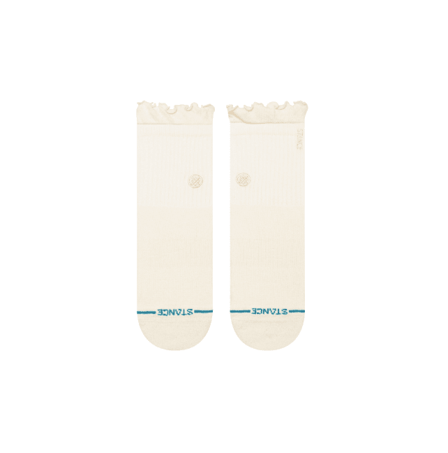 Stance Butter Blend Ruffle Quarter Sock - Canvas - One Revolver Surfboards