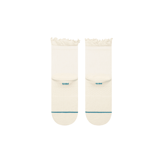 Stance Butter Blend Ruffle Quarter Sock - Canvas - One Revolver Surfboards