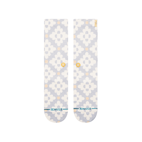 Stance Butter Blend Medium Cushion Crew Socks - San Lucas - Stone Blue - One Revolver Surfboards