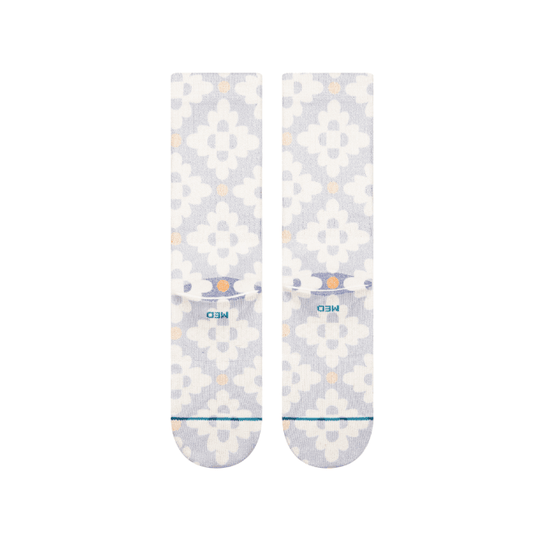 Stance Butter Blend Medium Cushion Crew Socks - San Lucas - Stone Blue - One Revolver Surfboards