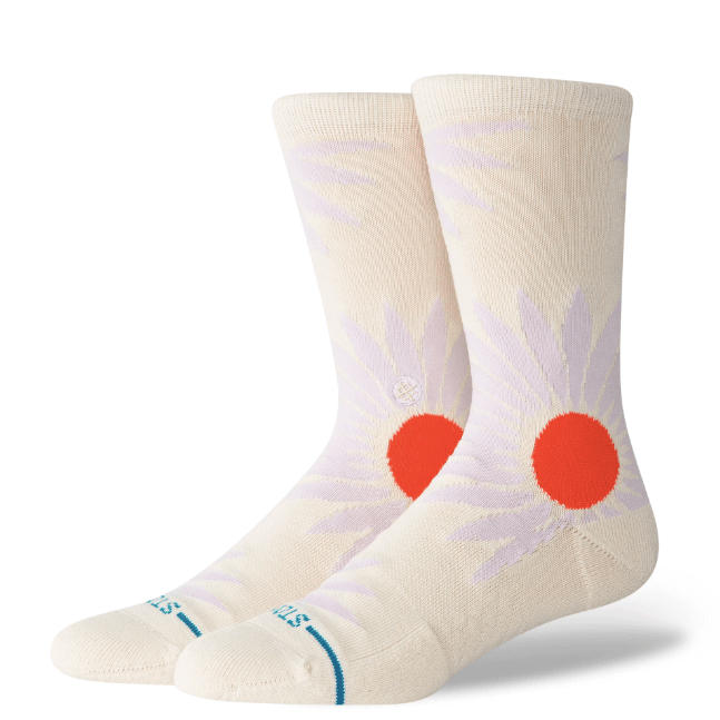Stance Cotton Medium Cushion Crew Socks - Prowess - Canvas - One Revolver Surfboards