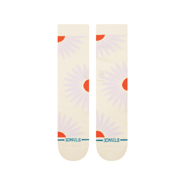 Stance Cotton Medium Cushion Crew Socks - Prowess - Canvas - One Revolver Surfboards