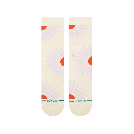 Stance Cotton Medium Cushion Crew Socks - Prowess - Canvas - One Revolver Surfboards