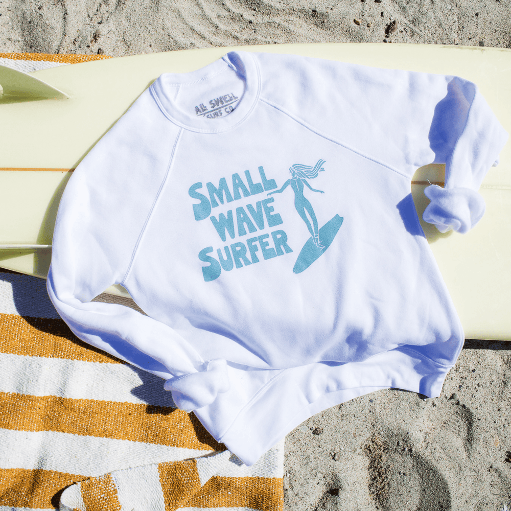 Small Wave Surfer Sweatshirt - One Revolver Surfboards