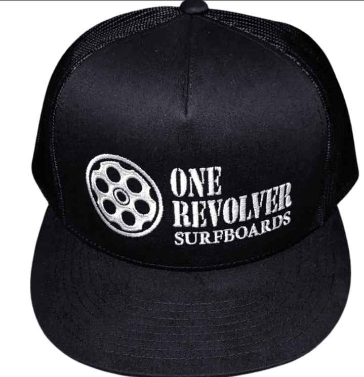 One Revolver Snapback Classic Flatbill Trucker Hat - One Revolver Surfboards