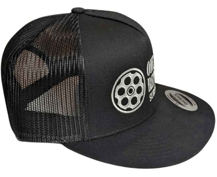 One Revolver Snapback Classic Flatbill Trucker Hat - One Revolver Surfboards