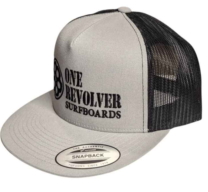 One Revolver Snapback Classic Flatbill Trucker Hat - One Revolver Surfboards