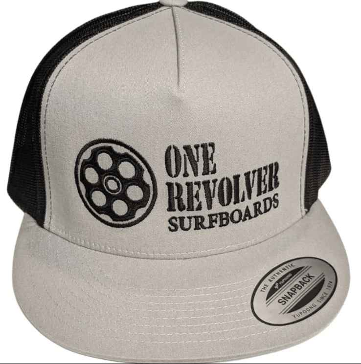 One Revolver Snapback Classic Flatbill Trucker Hat - One Revolver Surfboards