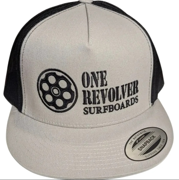 One Revolver Snapback Classic Flatbill Trucker HatUpgrade your surf style with the One Revolver Surfboards snapback hat. This sleek and versatile accessory features a classic snapback design adorned with the iconic One Revolver HatOne Revolver SurfboardsOne Revolver SurfboardsRevolver Snapback Classic Flatbill Trucker Hat