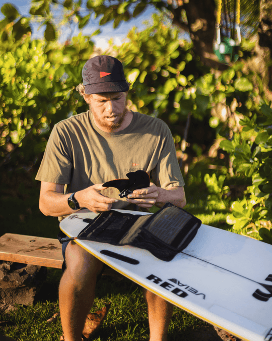 Explorer Fin Wallet - Black - One Revolver Surfboards