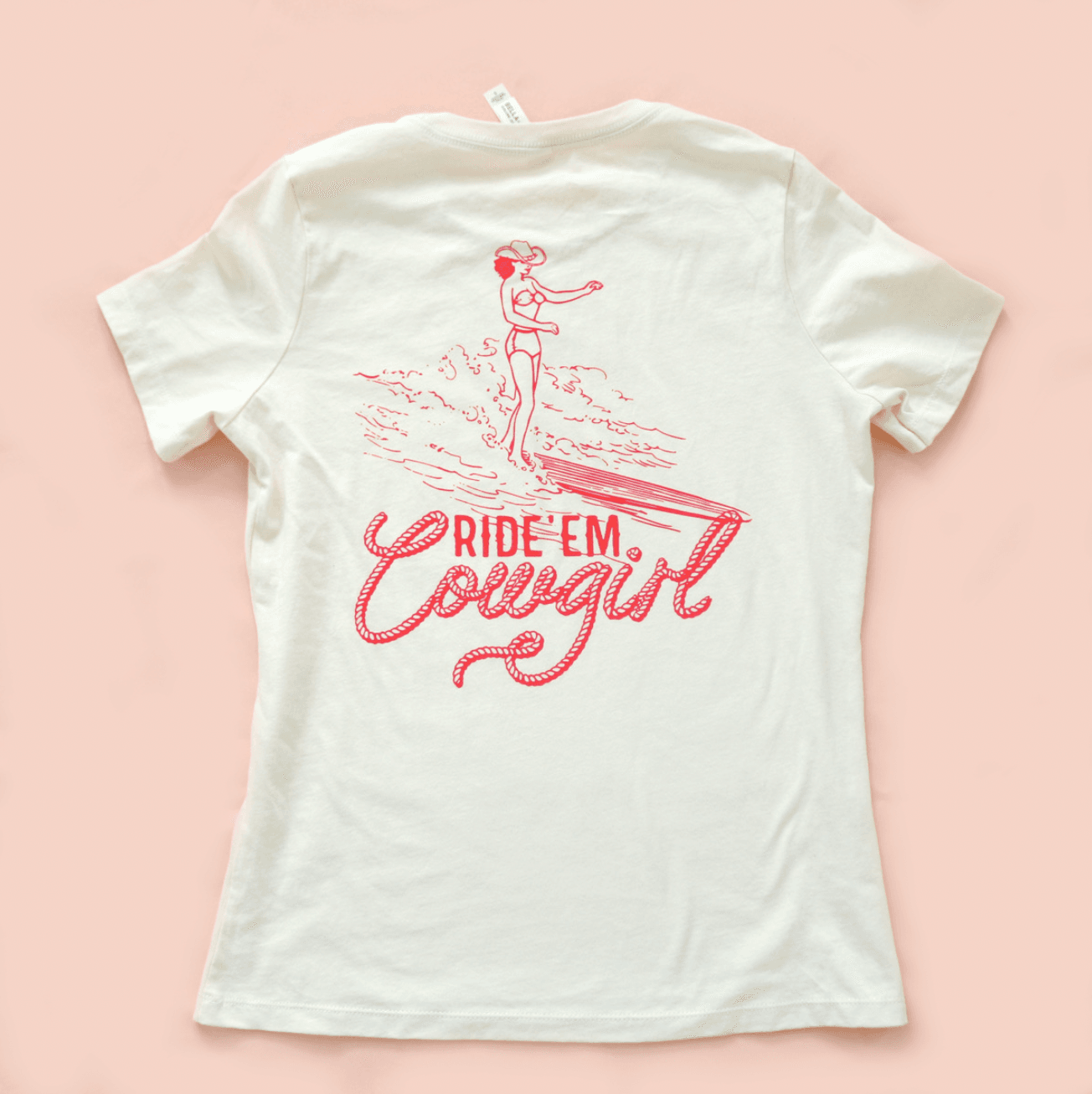 Ride 'Em Cowgirl Surf Tee Women's fit - One Revolver Surfboards