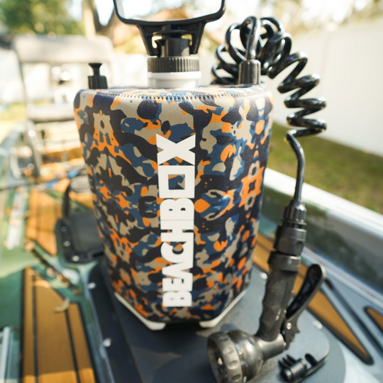 BeachBox Portable Camping Shower Tank - 'Camo'