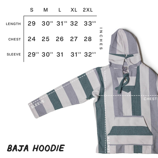 Baja Hoodie - Sayulita - Mens Bajas - One Revolver Surfboards