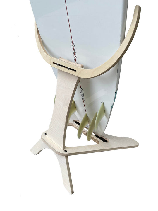 THE SHAKA surfboard display rack - One Revolver Surfboards