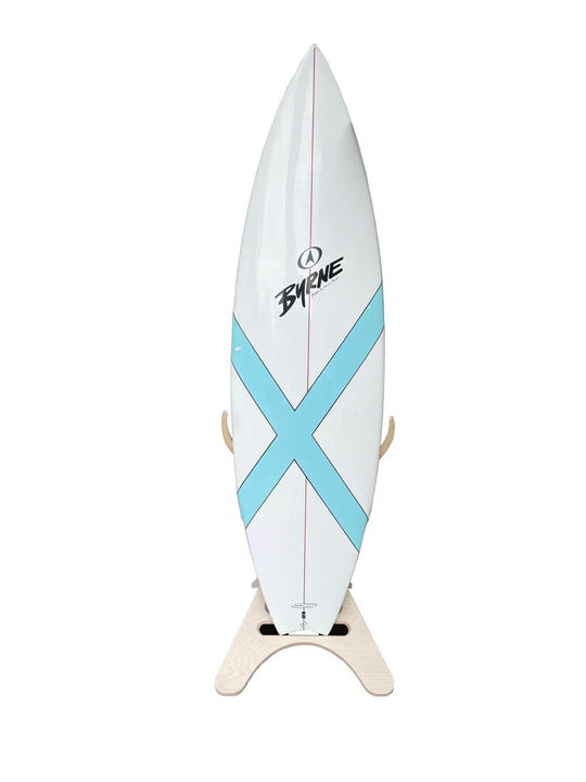 THE SHAKA surfboard display rack - One Revolver Surfboards