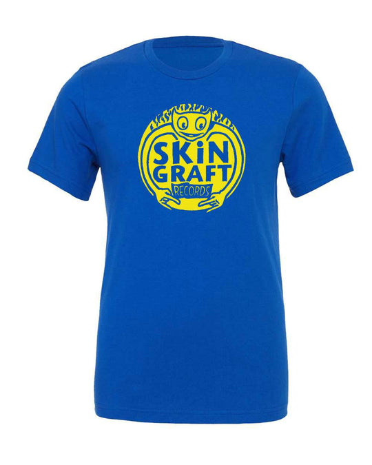 SKiN GRAFT Records “Logo” T-Shirt w/ Yellow INK - One Revolver Surfboards