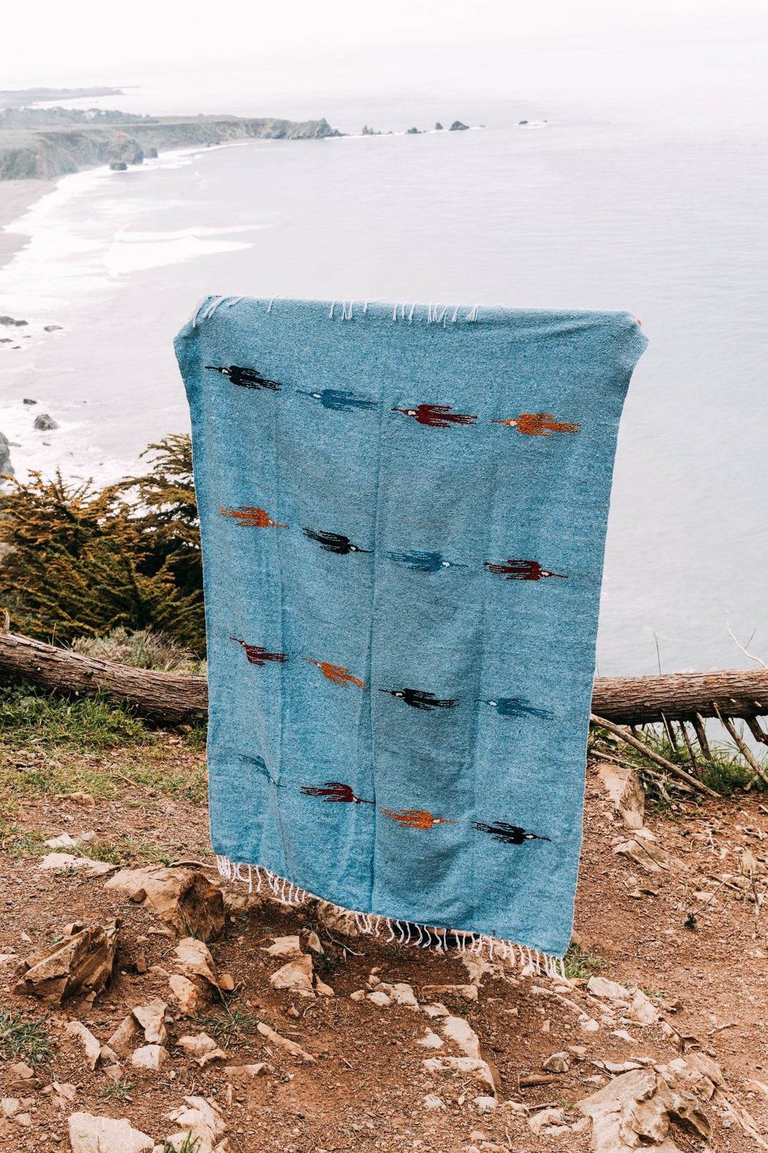 Sky Blue Baja Thunderbird Blanket - One Revolver Surfboards