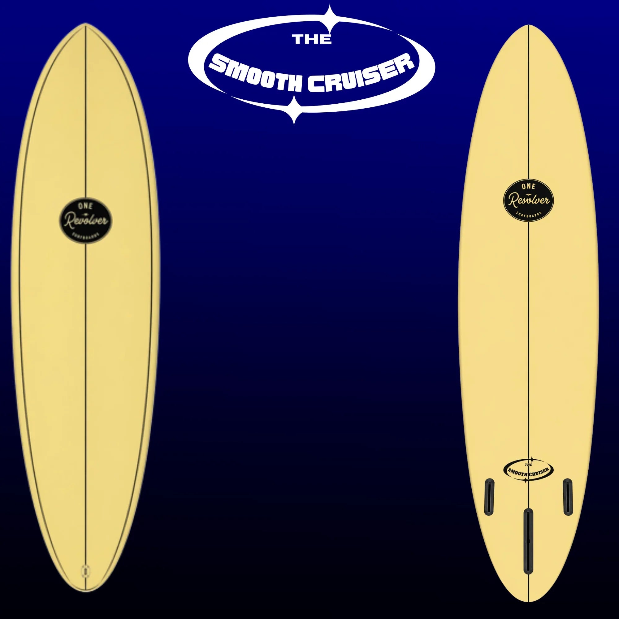 One Revolver Surfboards - Smooth Cruiser Mid-Length Surfboard Surfboard