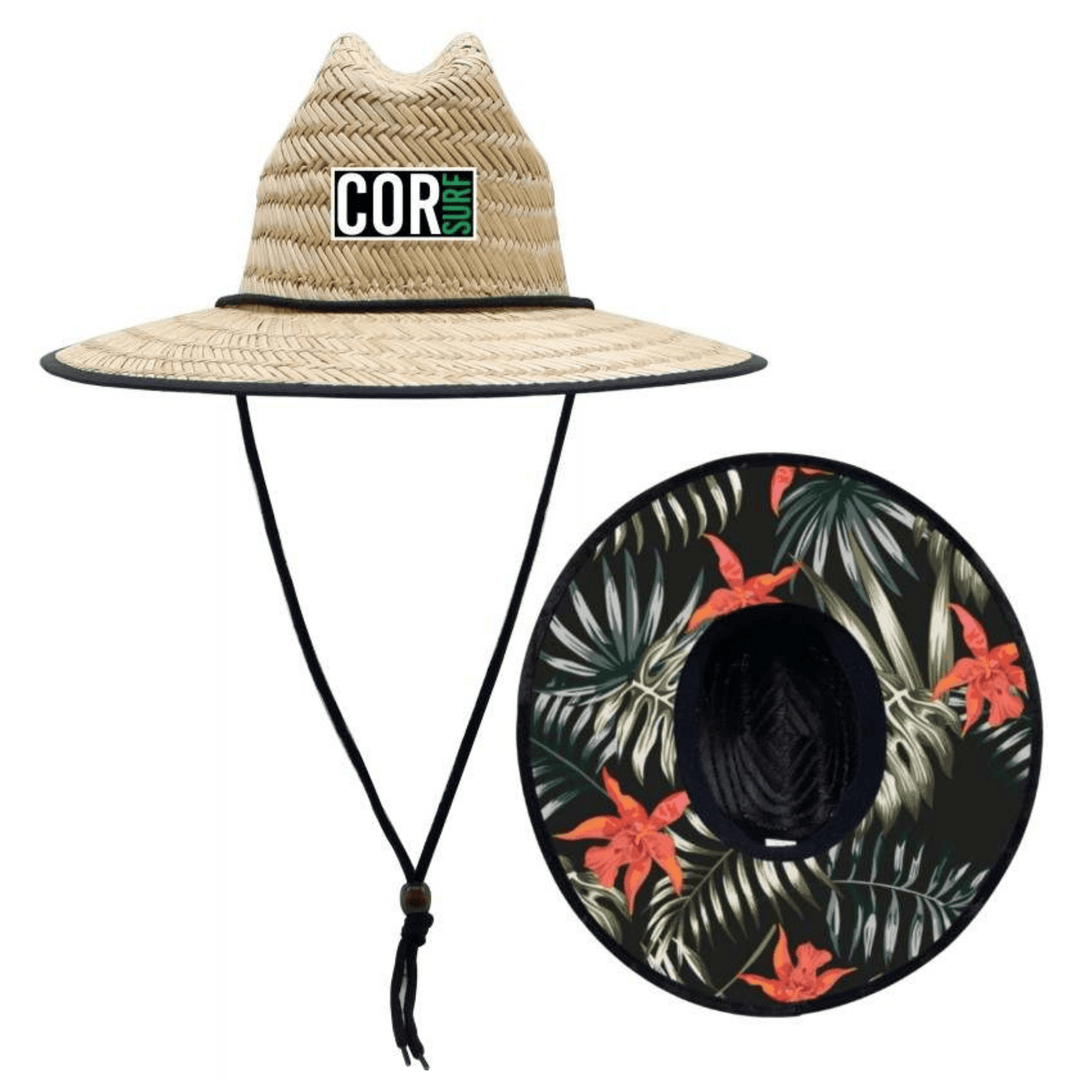 Straw Lifeguard Beach Hats for Adults - Kauai - One Revolver Surfboards