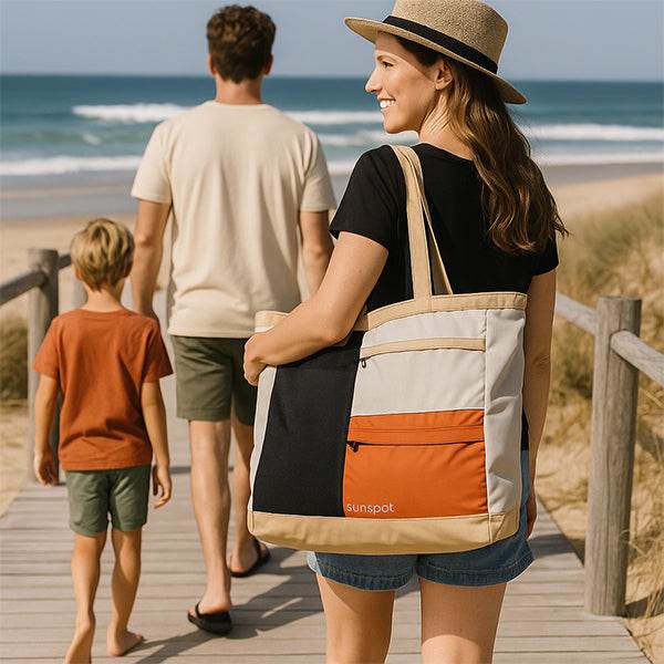 Premium Beach Tote with Pull-out Blanket - One Revolver Surfboards