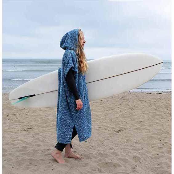 Surf Changing Poncho - Indigo Blue - One Revolver Surfboards