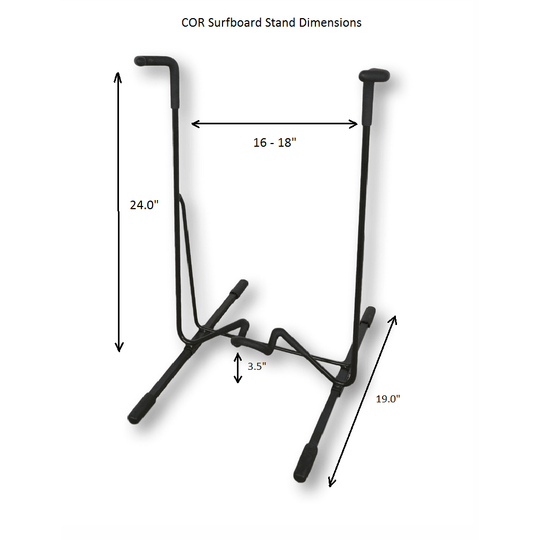 Freestanding Surfboard Stand - Surf Racks - One Revolver Surfboards