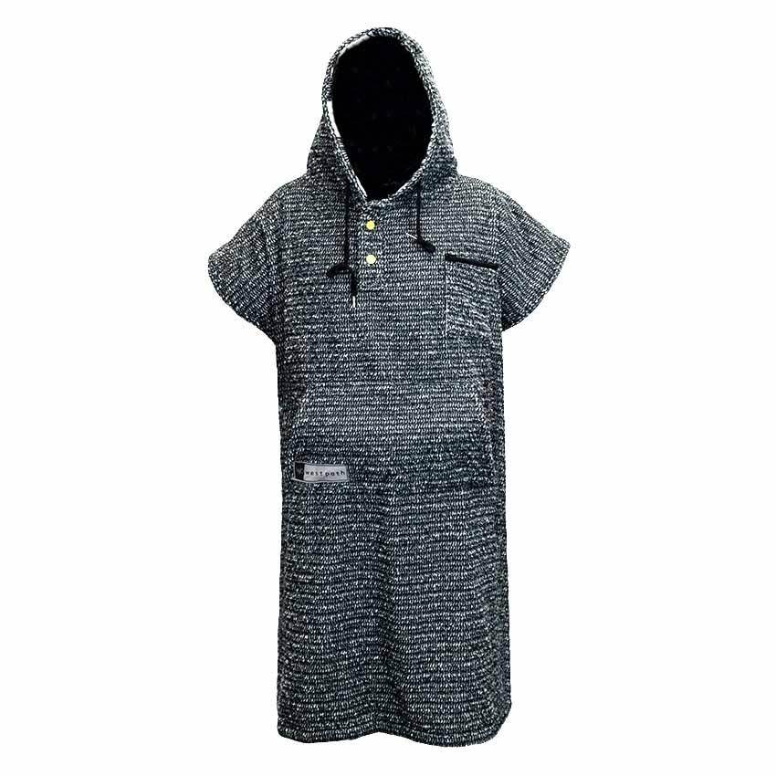 Surf Changing Poncho - Charcoal Black - One Revolver Surfboards
