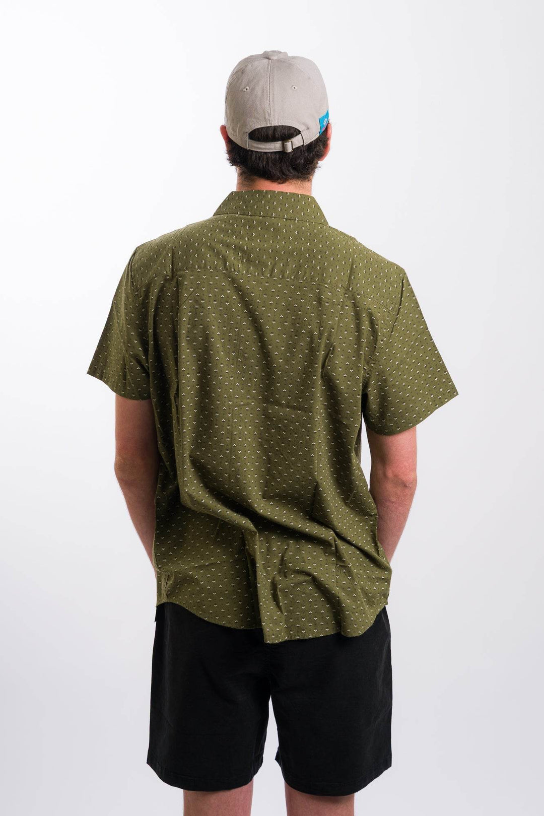 Brixton Charter Print Short Sleeve Woven - Ivy Green/Micro Floral - One Revolver Surfboards