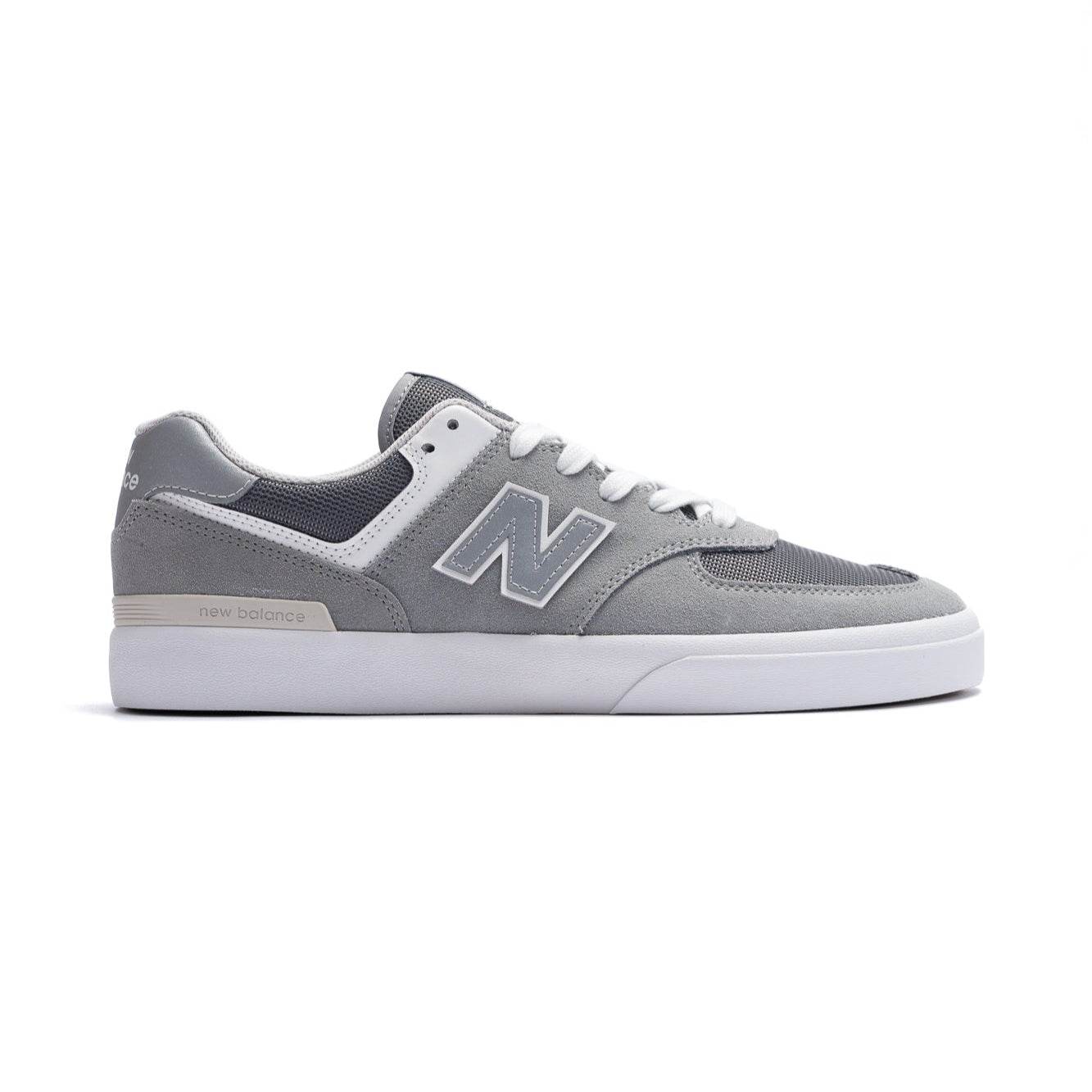 New Balance Numeric 574 VULC - Grey/White (Available in WIDE!) - One Revolver Surfboards