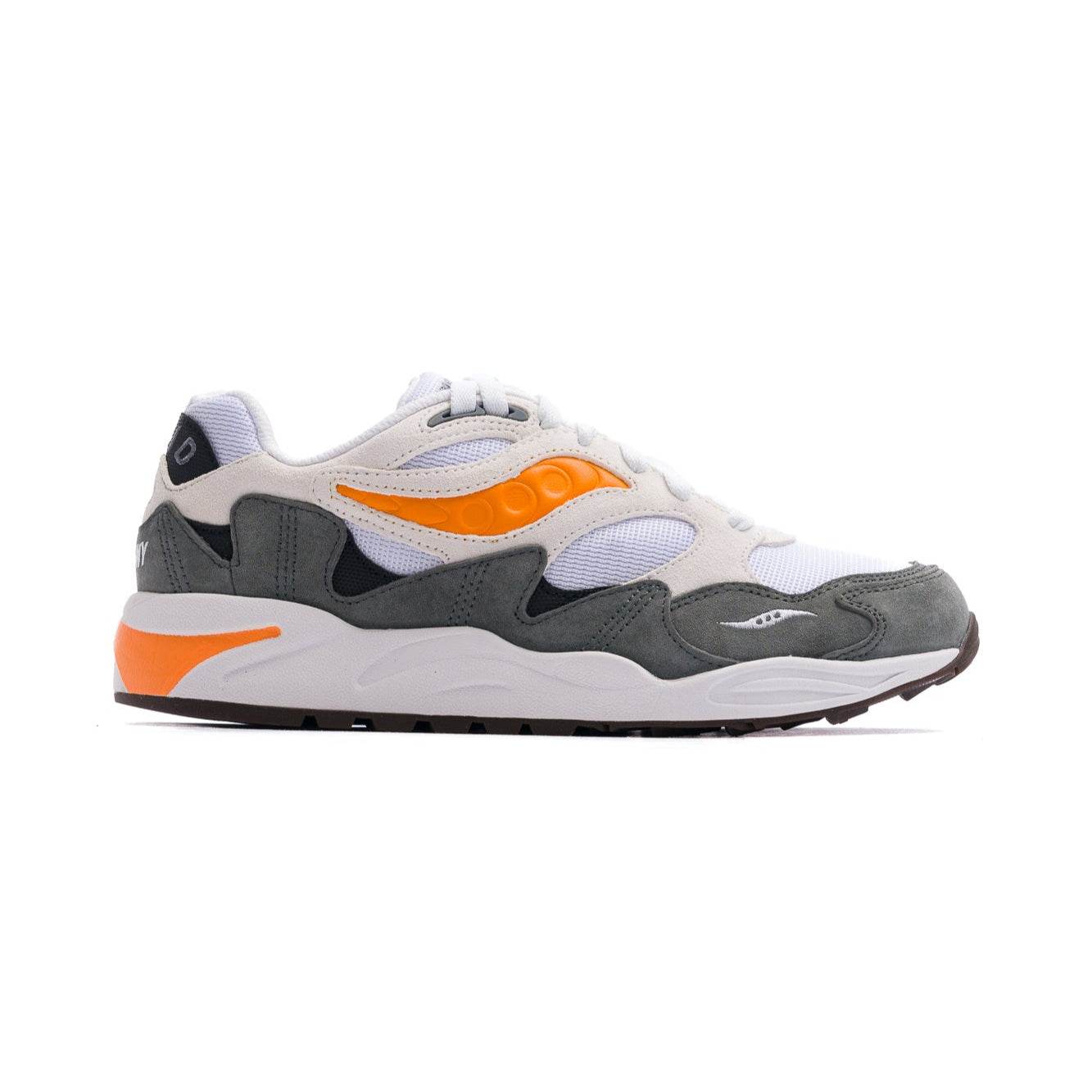 Saucony Original Grid Shadow 2 - White/Grey - One Revolver Surfboards