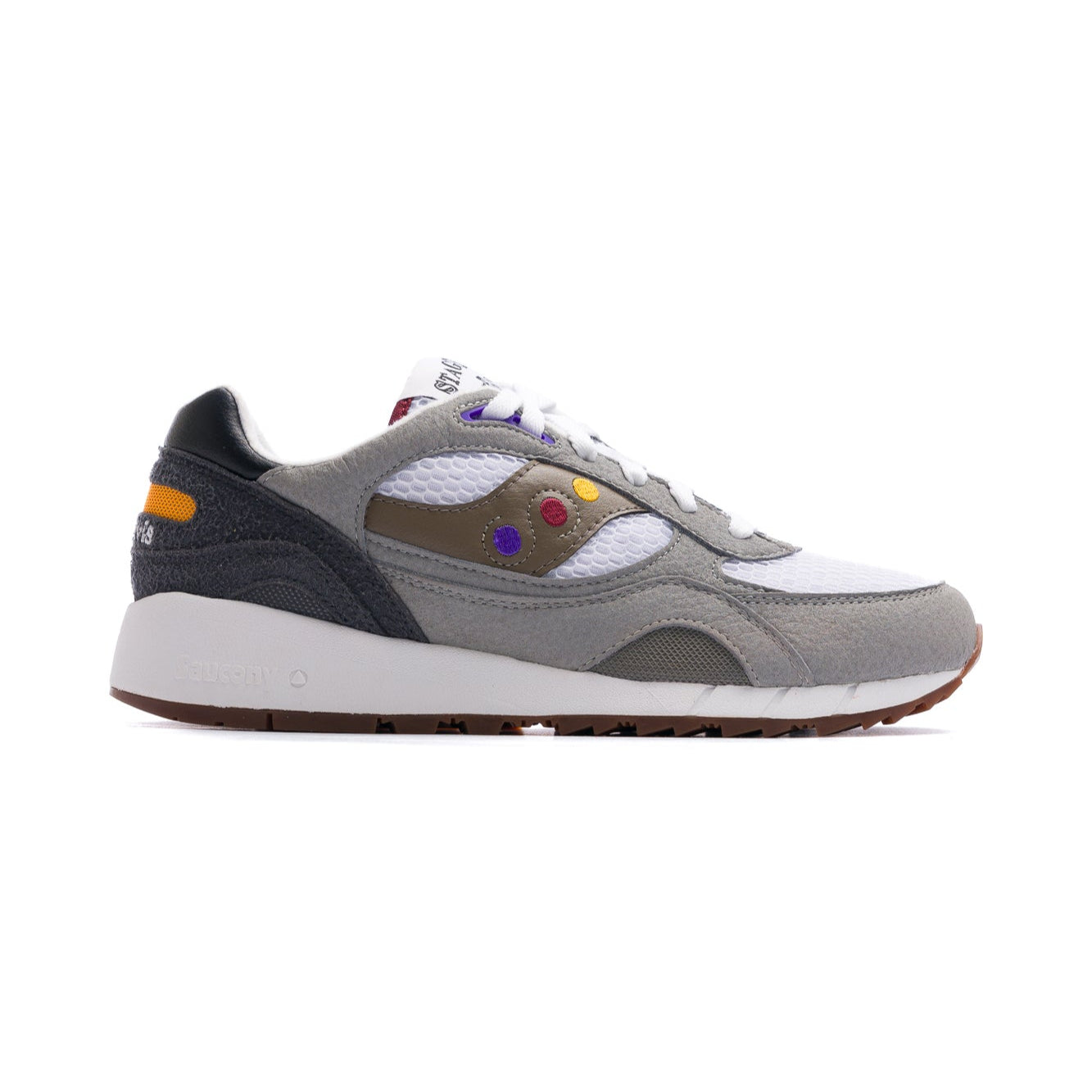 Saucony Original & Friends Shadow 6000 "Stage Dives" - White/Grey - One Revolver Surfboards