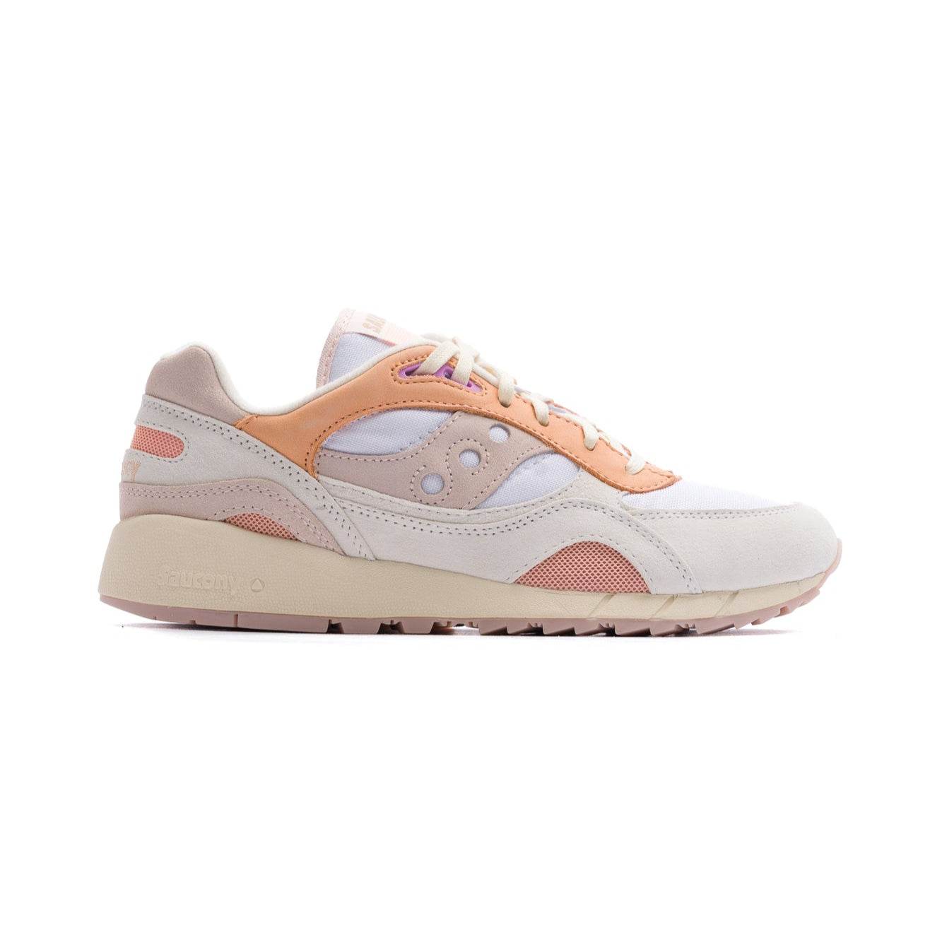 Saucony Original Shadow 6000 - White/Peach - One Revolver Surfboards