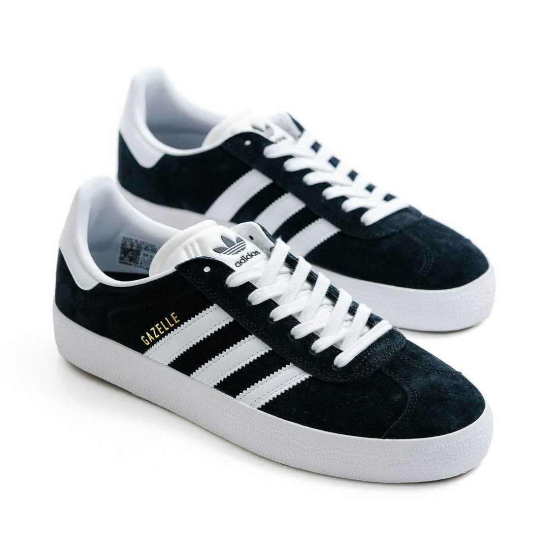 Adidas Gazelle ADV Shoes - Black/White - One Revolver Surfboards