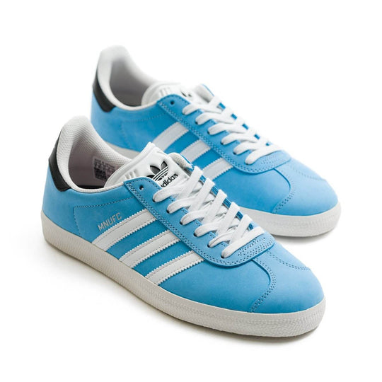 Adidas MNUFC X FAMILIA Gazelle ADV Shoes - Crystal White / Core Black / Better Scarlet - One Revolver Surfboards