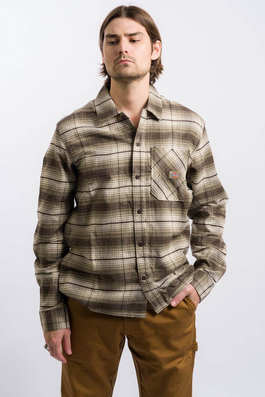 Dickies Forest Check Shirt - Imperial Green - One Revolver Surfboards