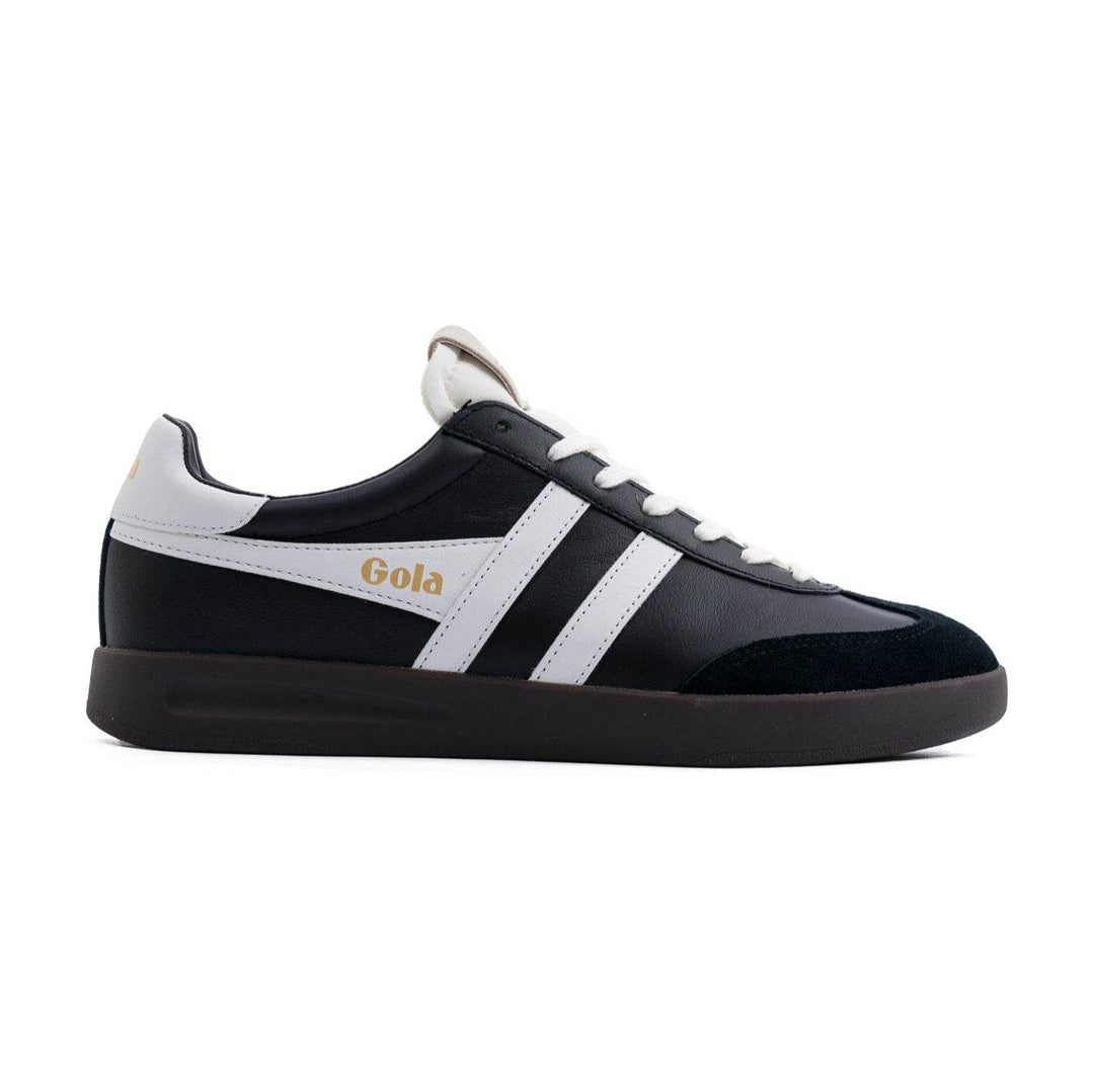Gola Cyclone Men's Shoes - Leather Black/White/Dark Gum - One Revolver Surfboards