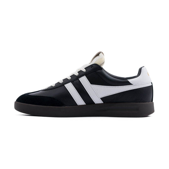 Gola Cyclone Men's Shoes - Leather Black/White/Dark Gum - One Revolver Surfboards