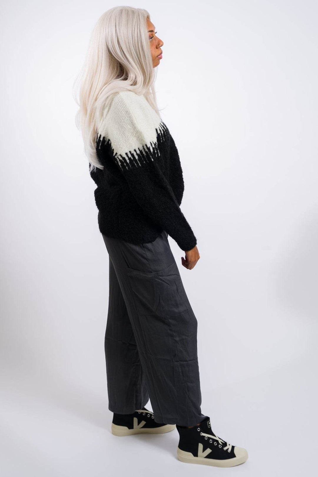 Grade & Gather Satin Cargo Pants - Dark Slate - One Revolver Surfboards