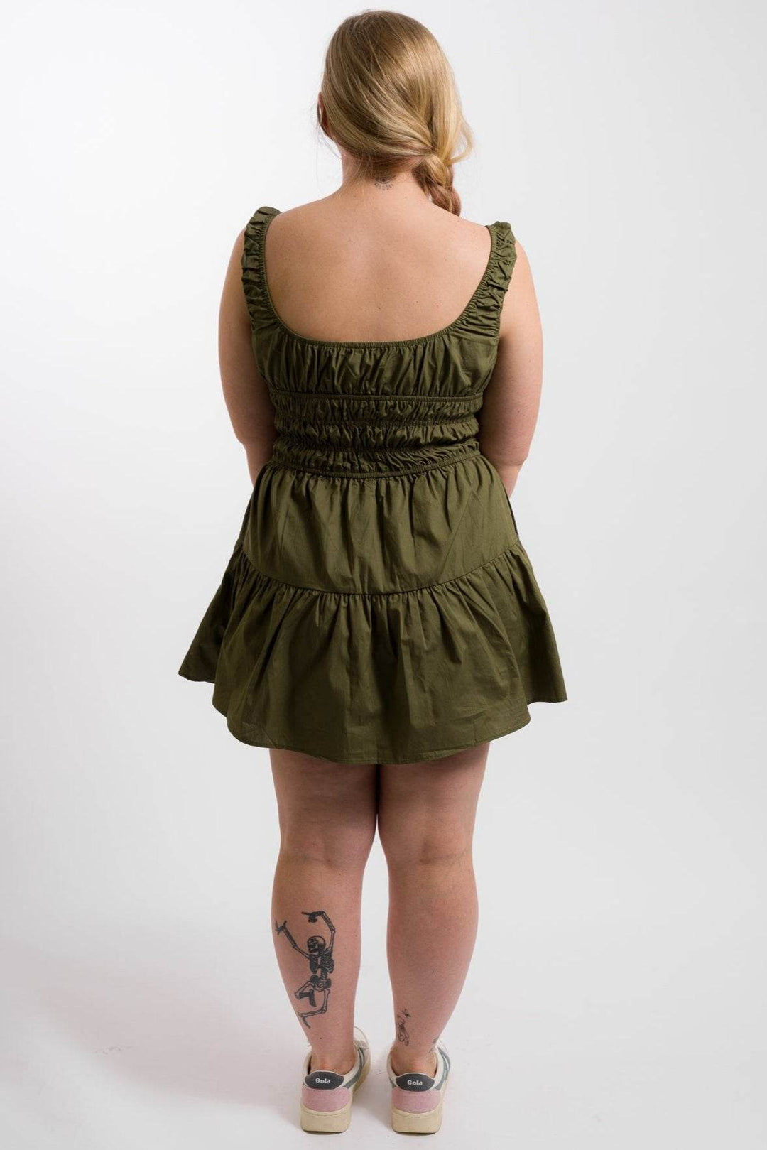 Nia Salt Dress - Khaki - One Revolver Surfboards