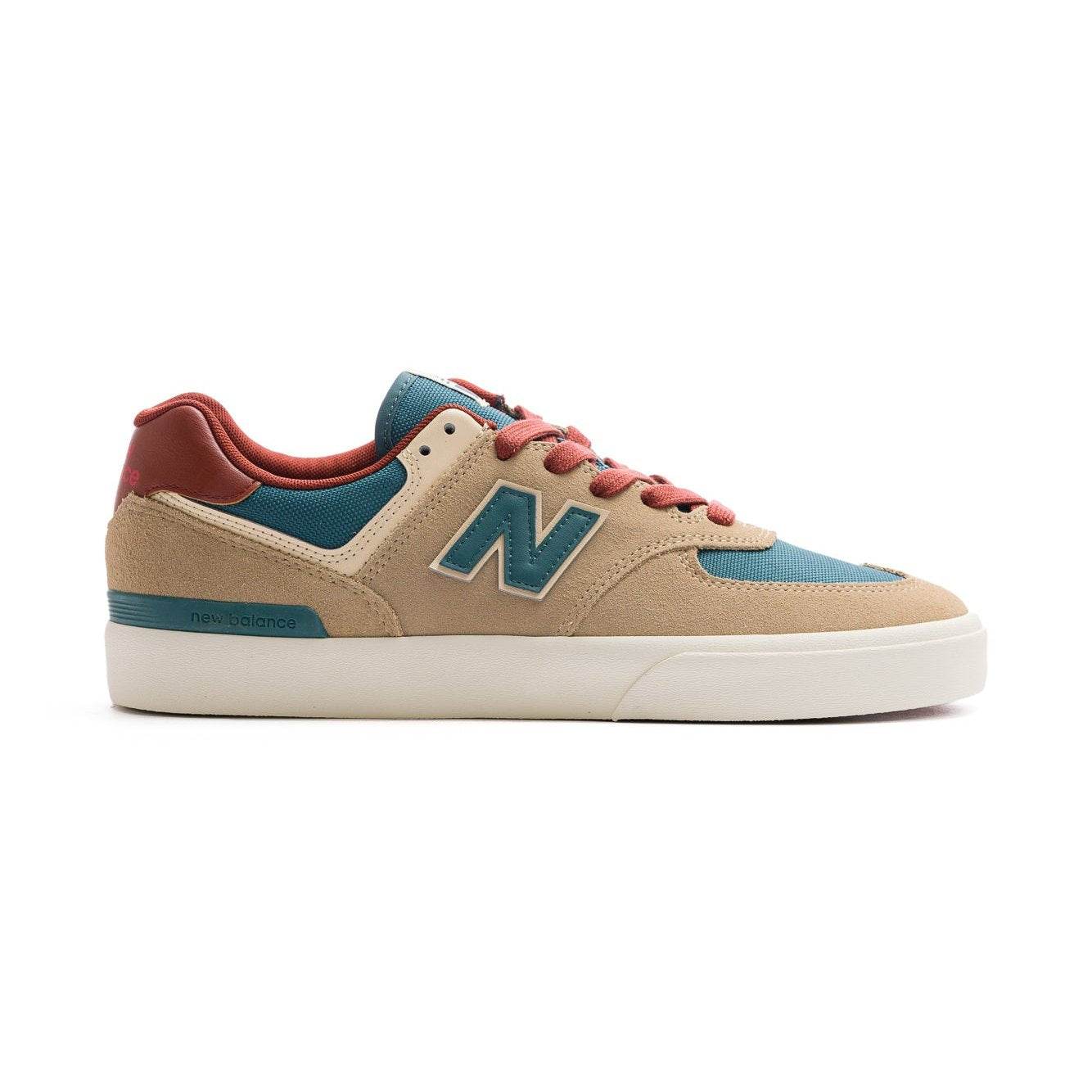 New Balance Numeric 574 Vulc - Tan with Forest Green - One Revolver Surfboards