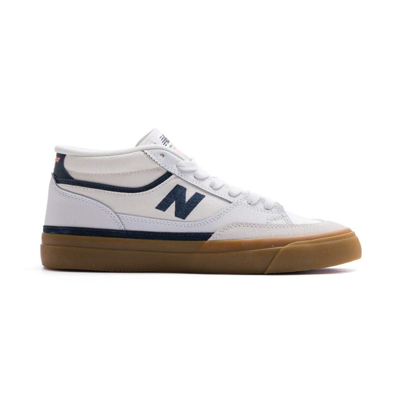 New Balance Numeric Franky Villani 417 - White with Navy - One Revolver Surfboards