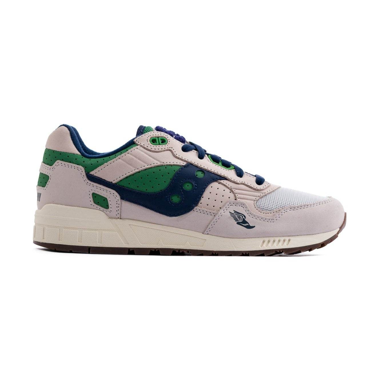 Saucony Original Shadow 5000 - Fog/Green - One Revolver Surfboards
