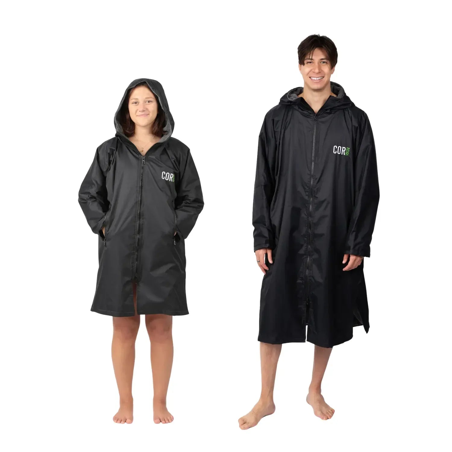 One Revolver Surfboards - Waterproof Swim Parka | XS-XL (Black) Apparel & Accessories