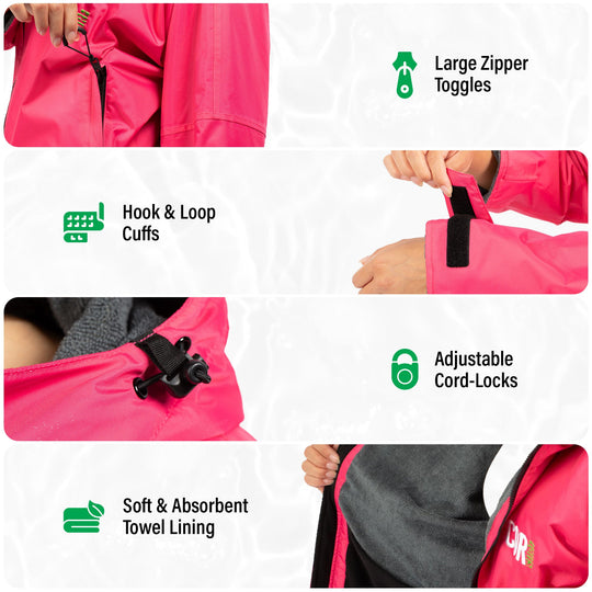 Waterproof Swim Parka (Navy Blue)