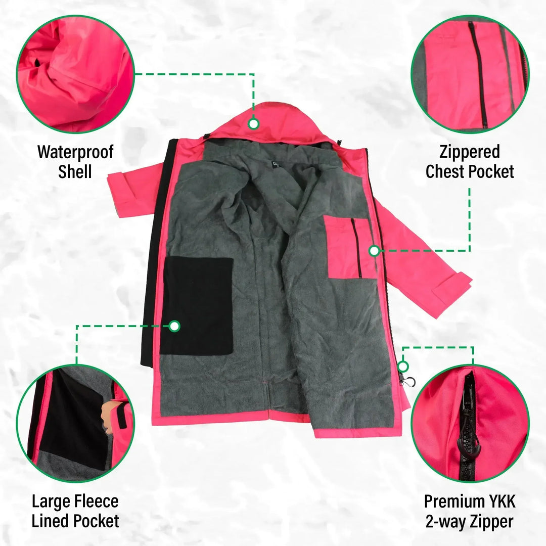 One Revolver Surfboards - Kids Swim Parka Ages 4-8 Apparel &amp; Accessories