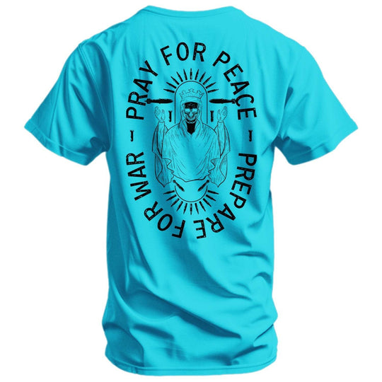 Pray For Peace. Prepare For War. Men's T-Shirt - One Revolver Surfboards