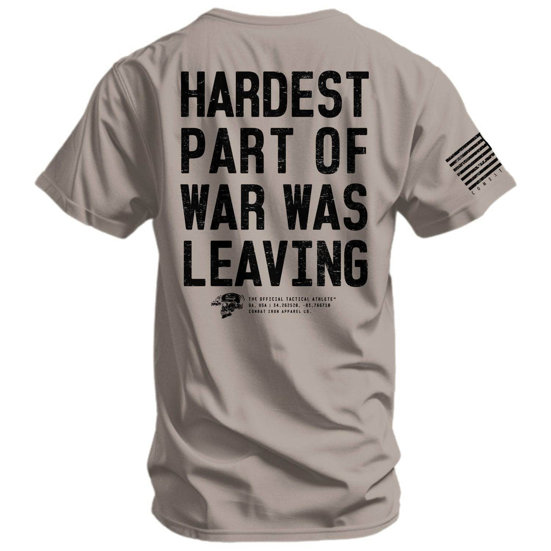Hardest Part of War Was Leaving Men's T-Shirt - One Revolver Surfboards